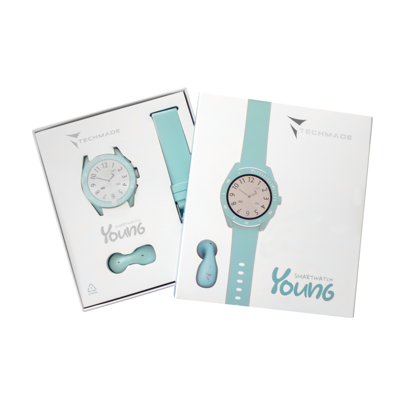 Techmade Smartwatch Young Azzurro