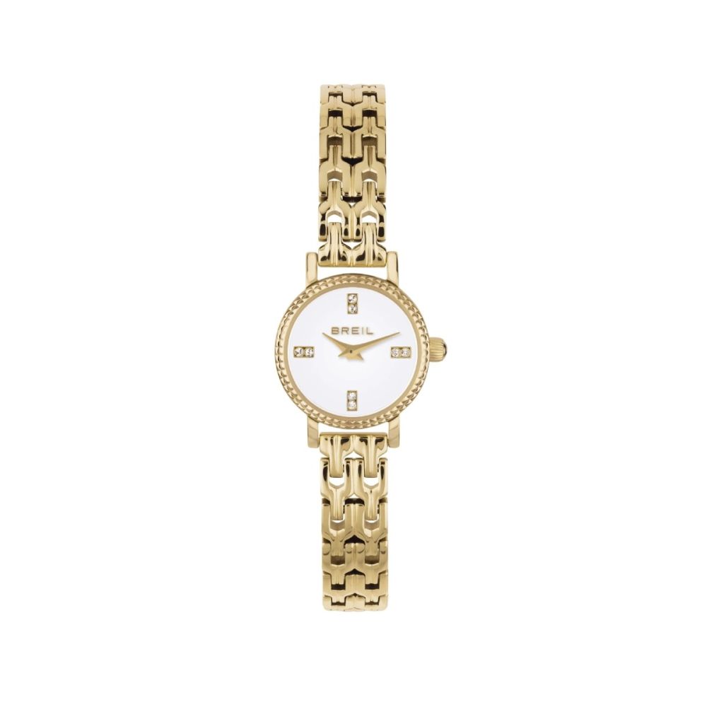 Breil Solo Tempo Acciaio Gold Quadrante Bianco Darling