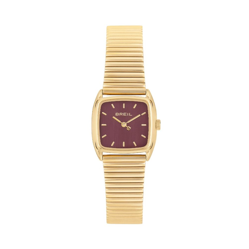 Breil Solo Tempo Acciaio Gold Quadrante Bordeaux Stylize