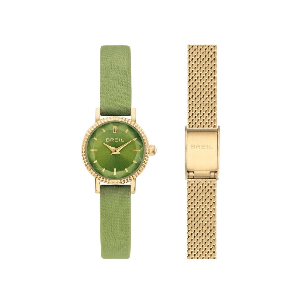 Breil Solo Tempo Acciaio Gold Quadrante Verde Darling