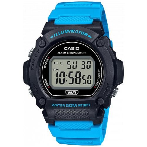 Casio Orologio Digitale Multifunzione W-219H-2A2VEF