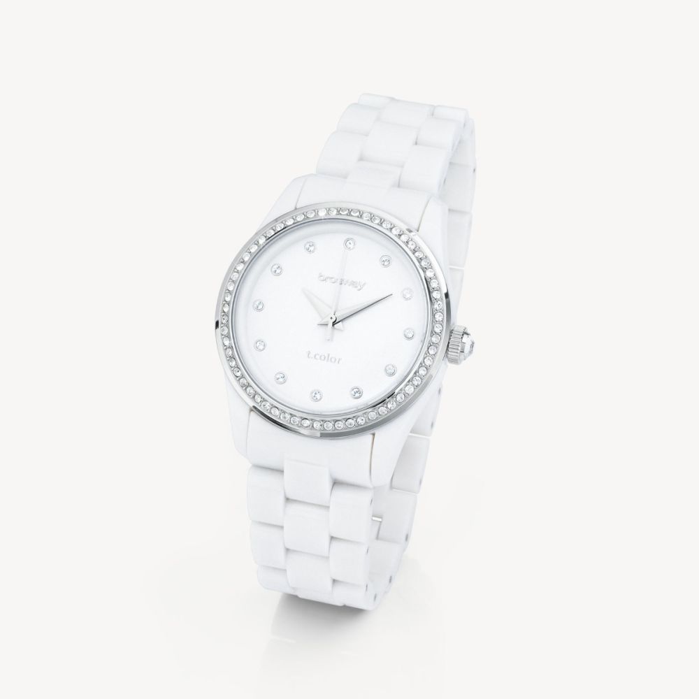 Brosway Orologio Solo Tempo Acciaio Plastica Bianca