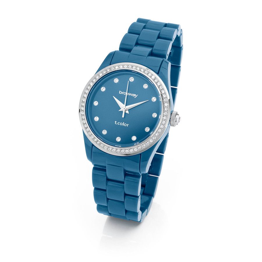 Brosway Orologio Solo Tempo Acciaio Plastica Azzurra