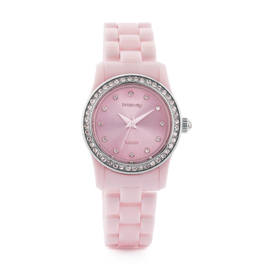 Brosway Orologio Solo Tempo Acciaio Plastica Rosa