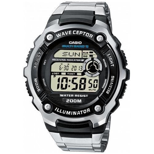 Casio Orologio Multifunzione Digitale Radiocontrollato WV-200RD