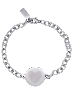 Emotion Bracciale Acciaio con Tondo 18 mm