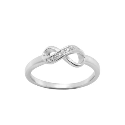 Chimiama Anello Argento Infinito Zirconato