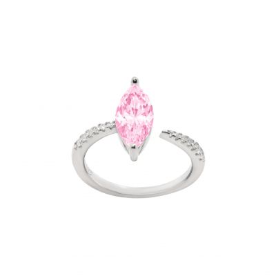 Chimiama Anello Argento Zircone Kunzite