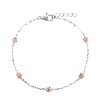 Chimiama Bracciale Donna Argento e Stelle Rosè