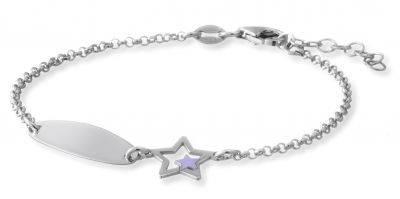 Chimiama Kids Bracciale Bambina Argento Stella