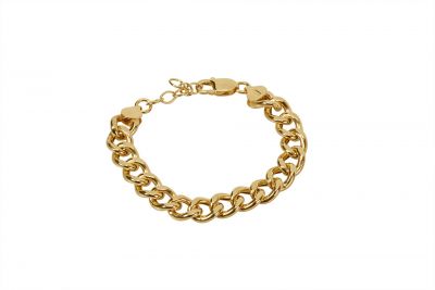 Chimiama Bracciale Donna Argento Gold Catena