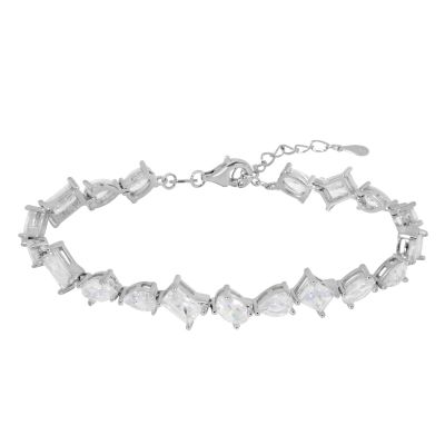 Chimiama Bracciale Argento Cristalli Bianchi
