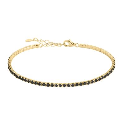 Chimiama Tennis Argento Dorato Cristalli Onice