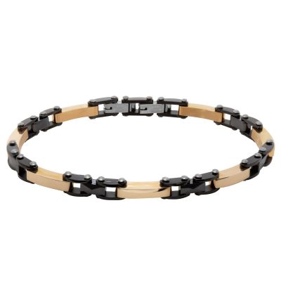 Chimiama Bracciale Acciaio Rosè e Ceramica