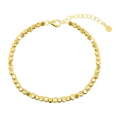 Chimiama Bracciale Argento Gold Elementi Argento