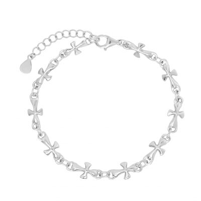 Chimiama Bracciale Argento con Croci