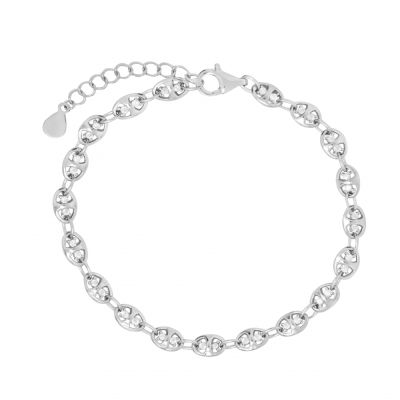 Chimiama Bracciale Argento con Zirconi Bianchi