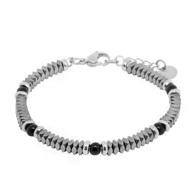 Chimiama Bracciale Acciaio e Onice
