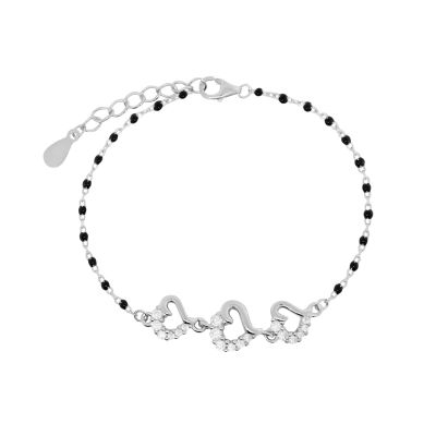 Chimiama Bracciale Argento Cuori Zirconi e Smalto