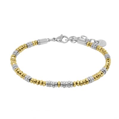 Chimiama Bracciale Acciaio e Pvd Giallo