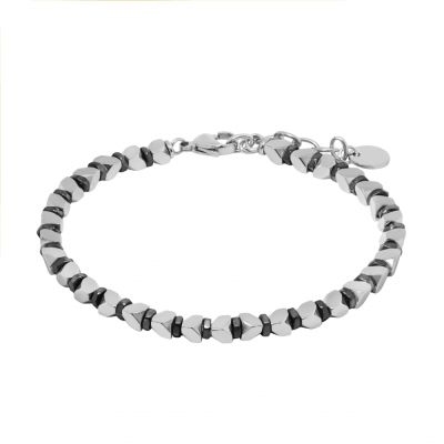 Chimiama Bracciale Acciaio e Pvd Nero