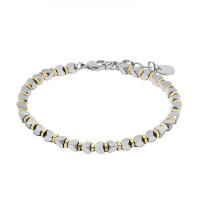 Chimiama Bracciale Acciaio e Pvd Giallo