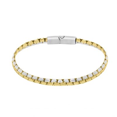 Chimiama Bracciale Acciaio e Pvd Giallo