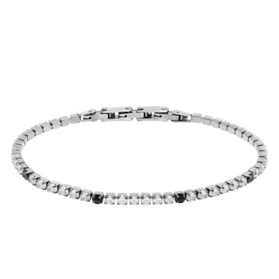  Chimiama Tennis Acciaio Zirconi Bianchi e Neri