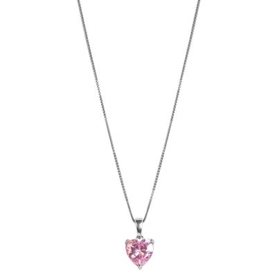 Chimiama Collana Argento Cuore Rosa