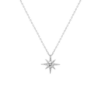Chimiama Collana Argento Stella Zirconata