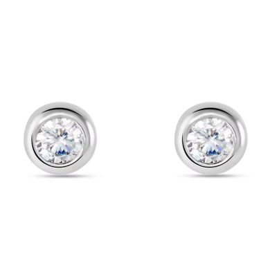 Stroili Orecchini Punto Luce Cipollina Argento 4 mm