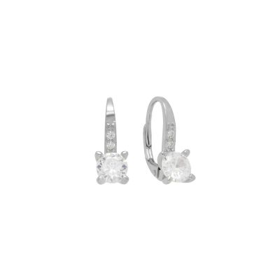 Chimiama Orecchini Argento Zirconi Bianchi