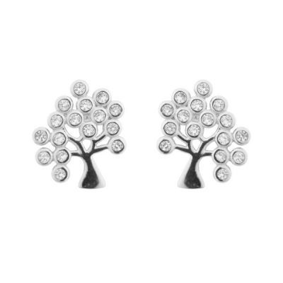 Chimiama Orecchini Lobo Donna Argento Albero