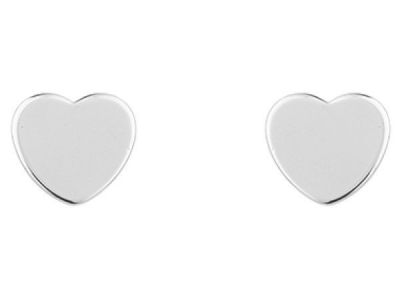 Chimiama Orecchini Lobo Donna Argento Cuoricini