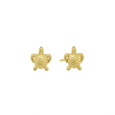 Chimiama Orecchini Argento Gold Tartaruga