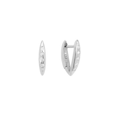 Chimiama Orecchini Argento Zirconi Bianchi
