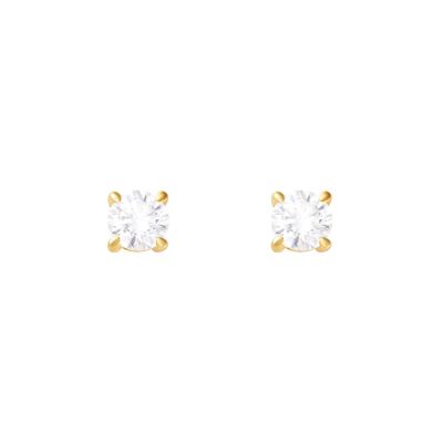 Stroili Orecchini Donna Oro Giallo 9K Punto Luce Claire