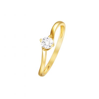 Stroili Anello Oro Giallo 9K Solitario 4 mm Claire-16