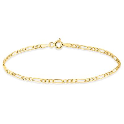 Stroili Bracciale Oro Giallo 9K Figaro L'Homme Or