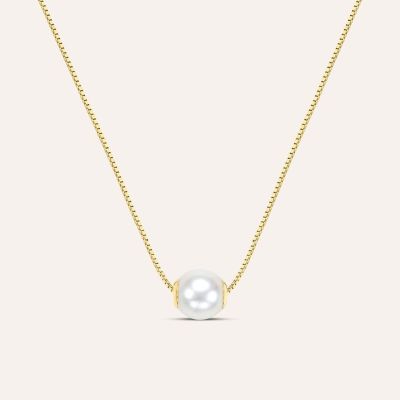 Stroili Collana Oro Giallo 9K e Perla 6mm Gabrielle