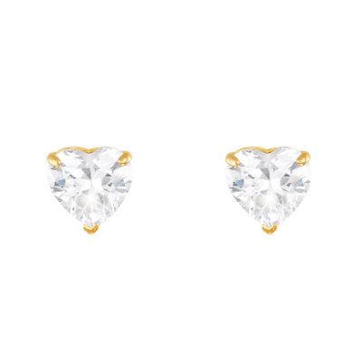 Stroili Orecchini Cuore Oro Giallo 9K Bon Ton