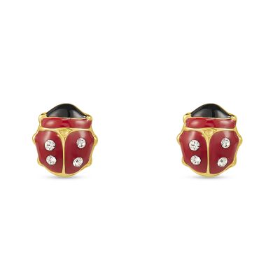 Stroili Orecchini Lobo Oro Giallo 9K Coccinella Mon Petit