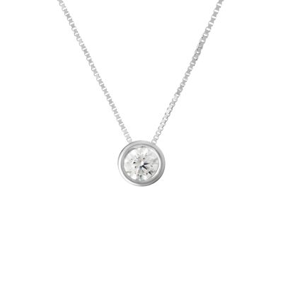 Stroili Collana Punto Luce Oro Bianco 9K Claire