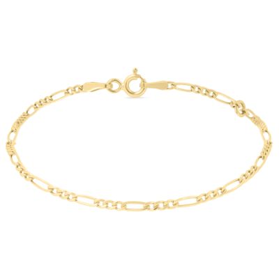 Stroili Bracciale Figaro Oro Giallo 9K Mon Petit