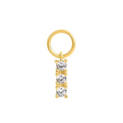 Stroili Pendente Trilogy Bianco Oro Giallo 9K Toujours