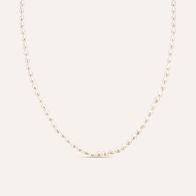 Stroili Collana Oro Giallo 9K e Perle Bianche Gabrielle
