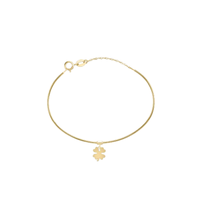 Stroili Bracciale Oro Giallo 9K Quadrifoglio Mon Petit