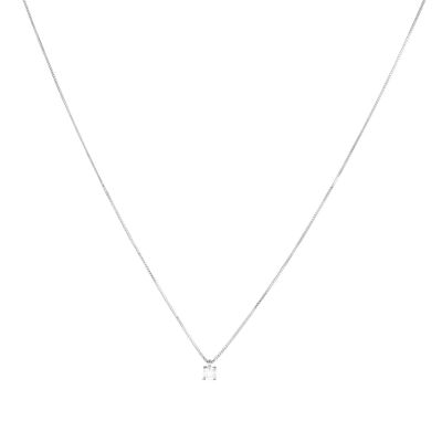 Stroili Collana Punto Luce Oro Bianco 9K Elegance