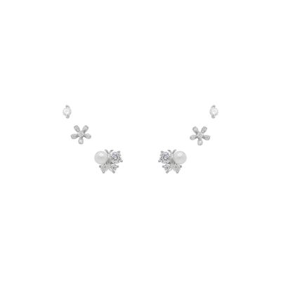 Chimiama Tris di Orecchini Argento Rodiato
