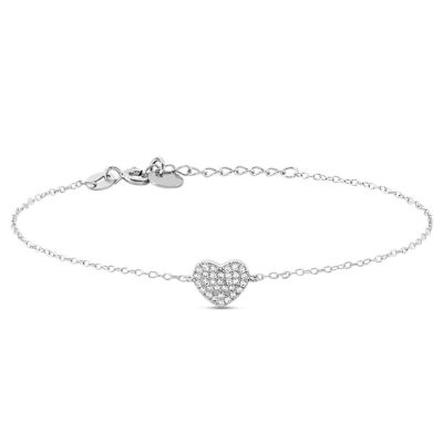 Stroili Bracciale Argento Cuore Zirconato